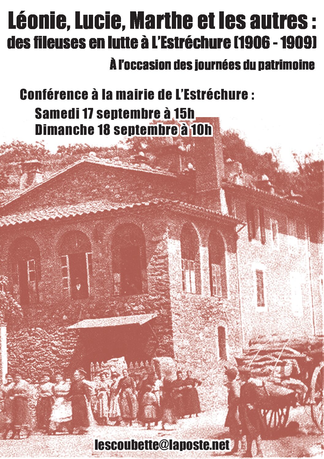 Conférence  sur la lutte des fileuses à L’Estréchure (1906-1909) 