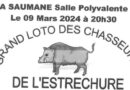Grand loto des chasseurs le samedi 9 mars à Saumane