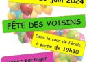 Fête des voisins Samedi 29 Juin 2024