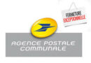 Fermeture de l’Agence Postale Communale les 28 et 29 novembre ainsi que le lundi 02 décembre 2024